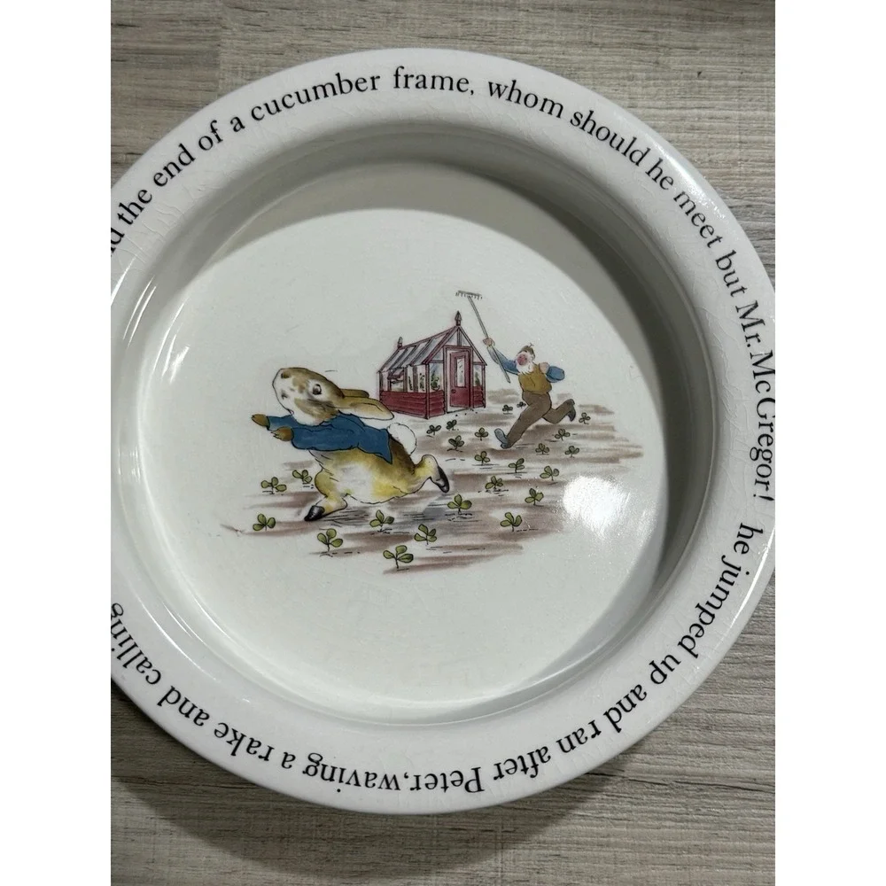 Set of 2 Wedgwood Peter Rabbit Plate 8